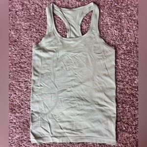 Lululemon Athletica Green Fitted Tank Top